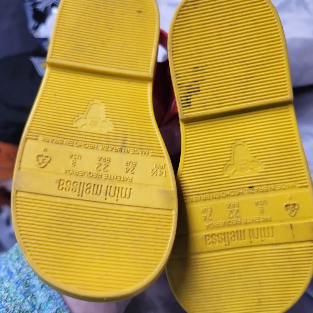 Mini Melissa‎ X Disney Mickey Mouse Collab Sandals Unisex Size 8